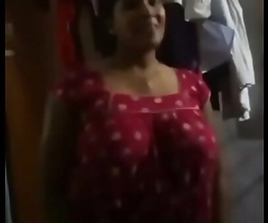 Desi aunty huge chest there..